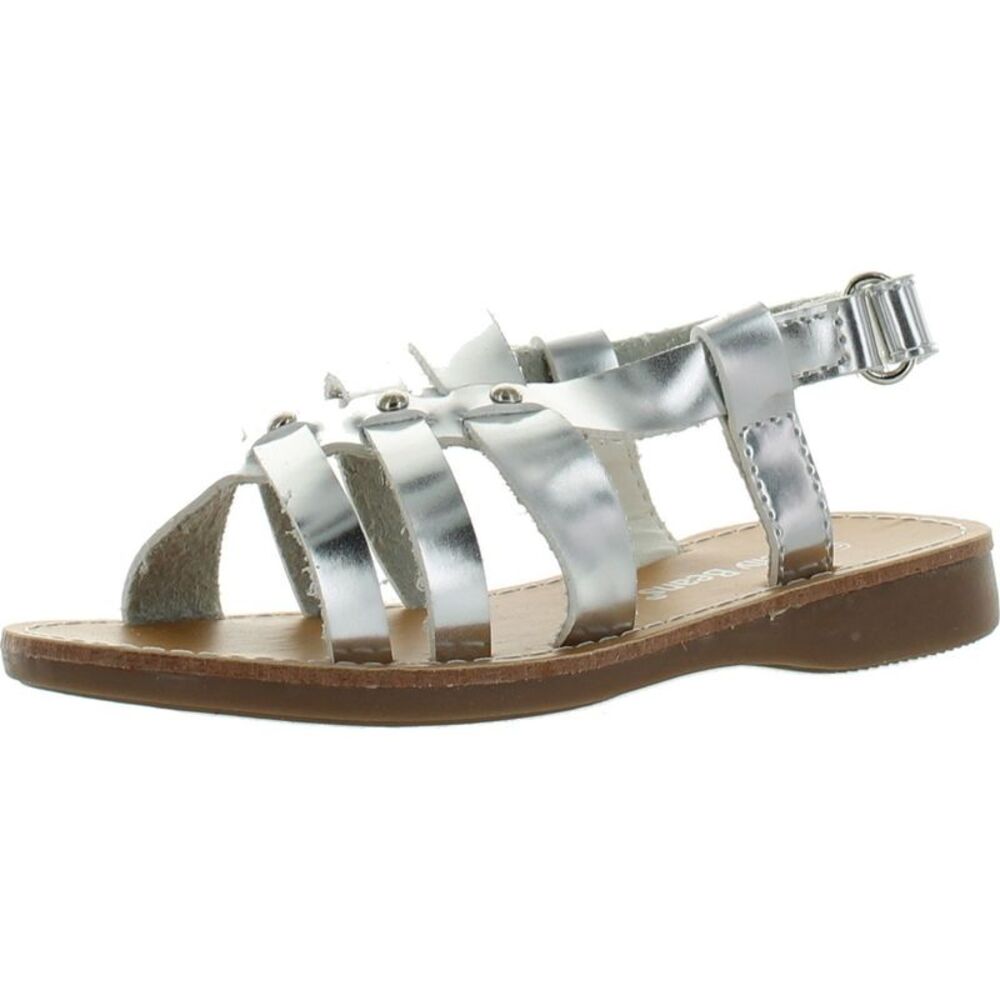 JELLYBEANS HOLLOW Silver ToddlerG sandals 7 NEW